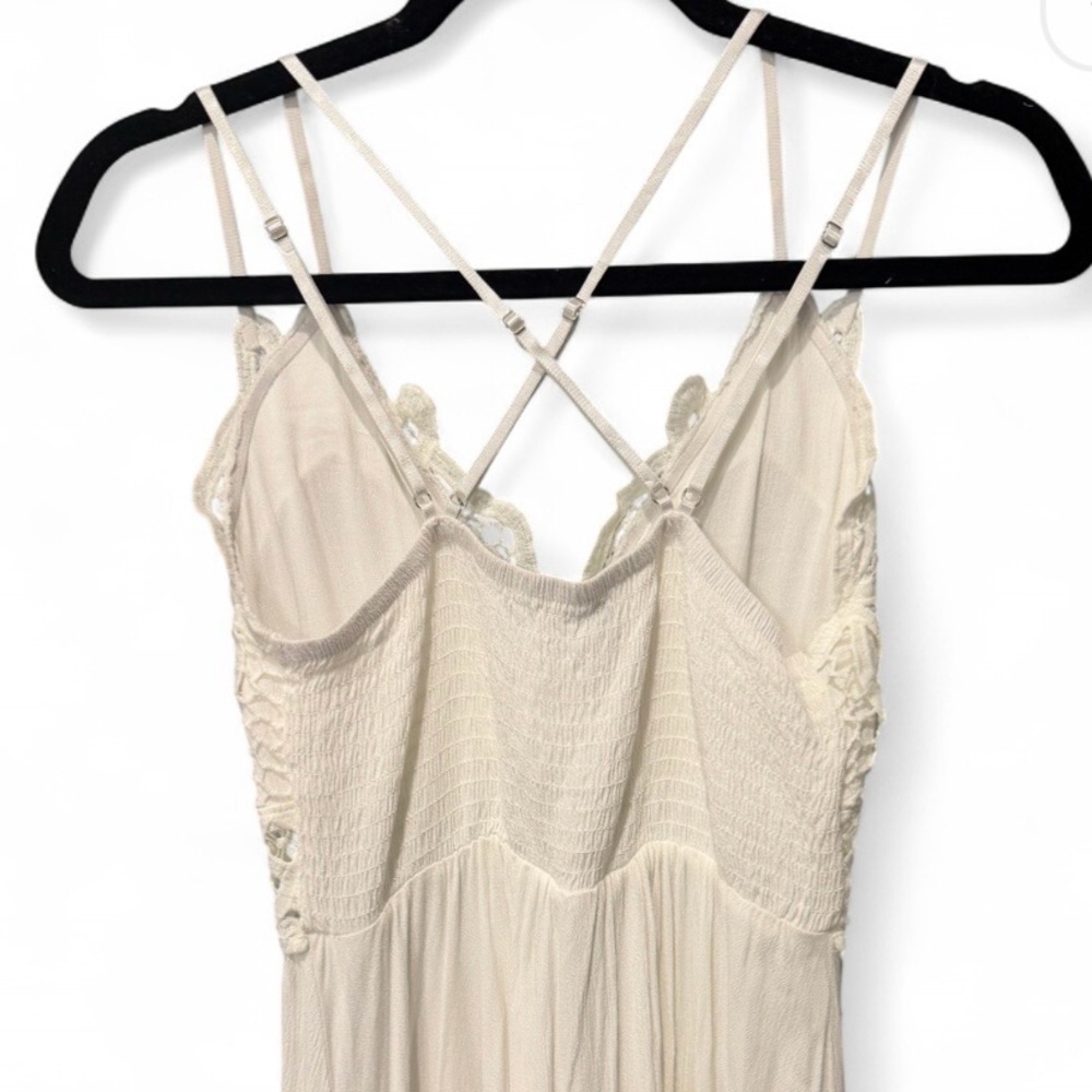 Coastal Cowgirl Lace Romantic Babydoll Spaghetti Strap Dress Cottagecore Small - Picture 6 of 10